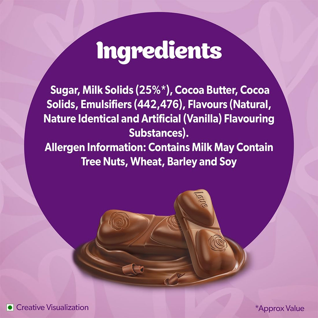 Cadbury Dairy Milk Silk Heart Shaped Valentine's Chocolate Gift Box, 135 g