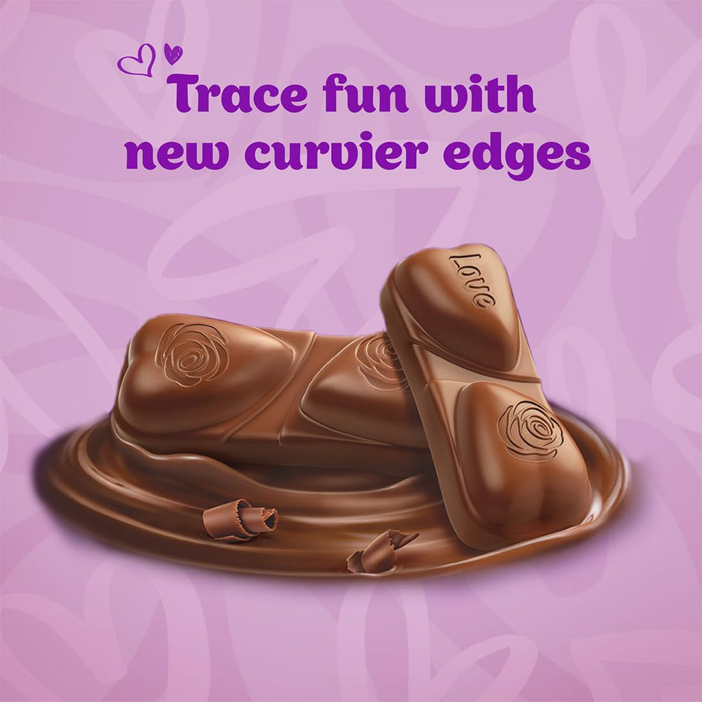 Cadbury Dairy Milk Silk Heart Shaped Valentine's Chocolate Gift Box, 135 g